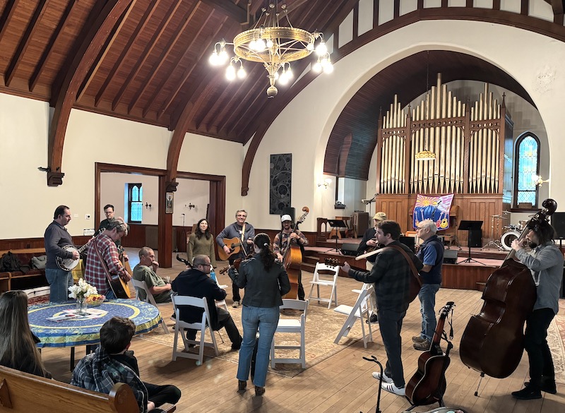 Music workshop inside the Granite's main hall