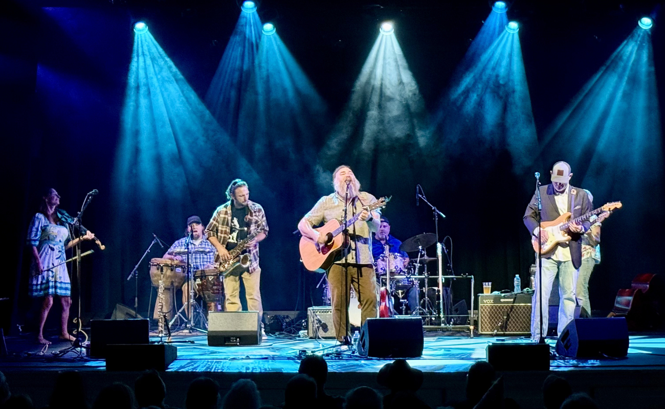 The Alpaca Gnomes on stage